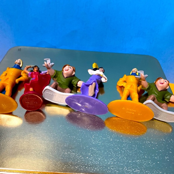 DISNEY VINTAGE 90s HUNCHBACK OF NOTRE DAME FROLLE PVC FIGURES BUNDLE OF 6 - Picture 13 of 13